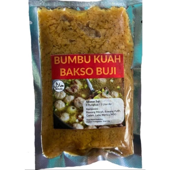 

Premium bumbu kuah baso bu ji 70g
