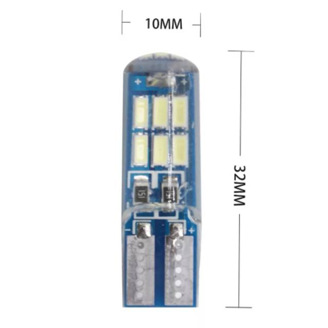 LAMPU SENJA LED T10 KUNING LUMINOS | LAMPU LED T10 KUNING-1