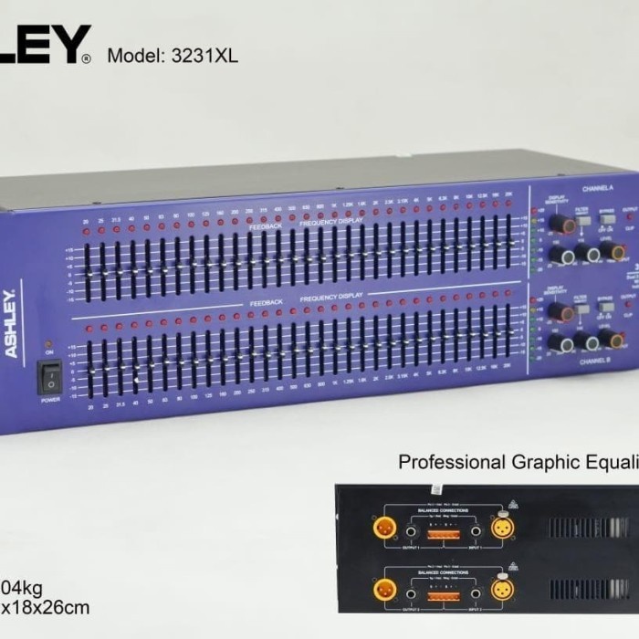 EQUALIZER ASHLEY 3231XL ORIGINAL 3231 XL TERBAIK BERKUALITAS TINGGI