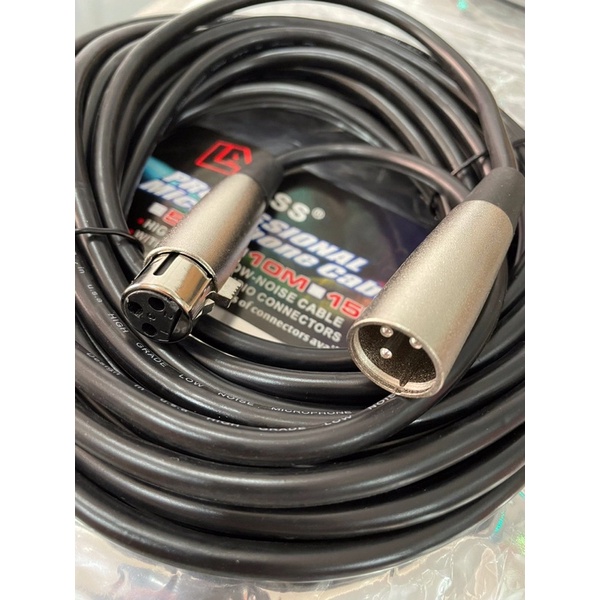 Kabel Mic Mixer Jack XLR male to socket xlr female LA BASS