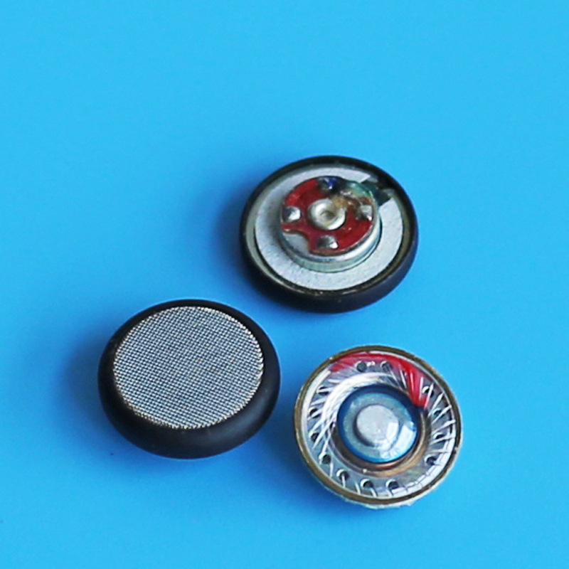 (1 Pasang) Driver Unit Kepala Flat 15mm Bahan Mesh Steel Untuk Speaker Earbuds Diy