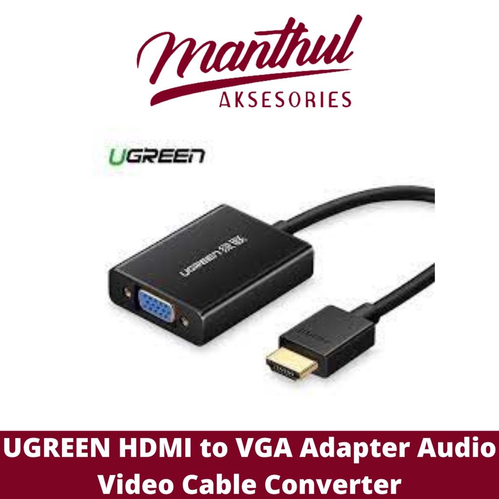 UGREEN HDMI to VGA Adapter Audio Video Cable Converter