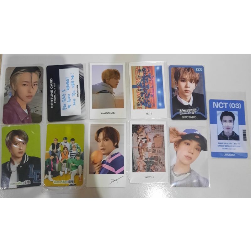 NCT DREAM RENJUN KEYRING HOT SAUCE SET, LEMONILO RENJUN+ GRUP, STRATCH HAECHAN FORTUNE, HAECHAN POLA