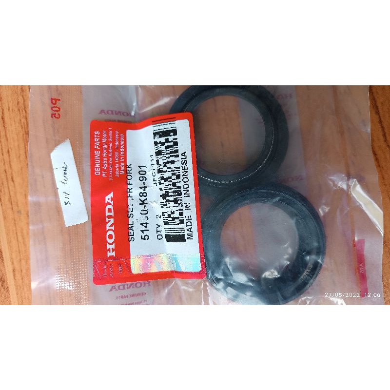 SIL OLI DALAM / SHIELD DEBU LUAR SHOCKBREAKER HONDA CRF150L / SEAL SHOCK UPSIDEDOWN DEPAN CRF150 CRF