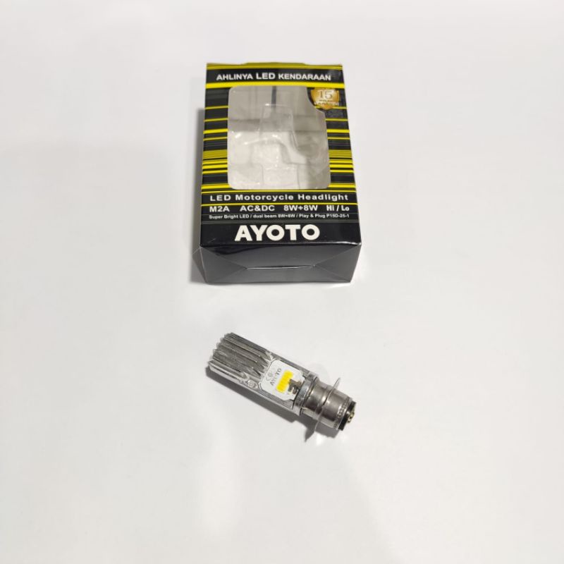 Lampu Depan LED Ayoto H6 Bebek Dan Matic Led Headlamp Ayoto Original 2led