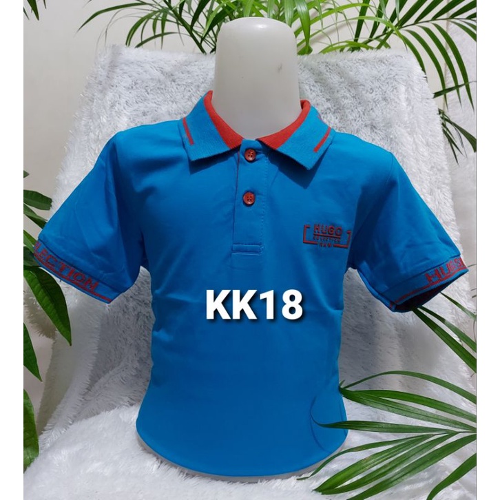 Kaos anak premium HG selection Kids kerah HS