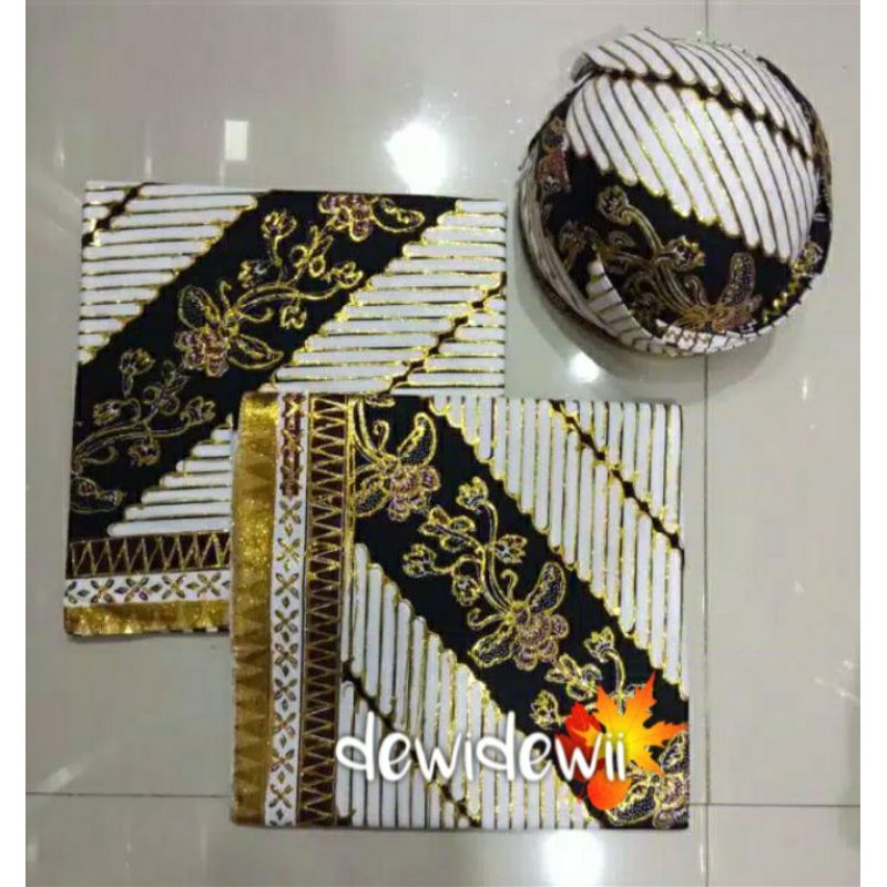 Set Jarik + Blangkon Prodo, BANYAK PILIHAN MOTIF