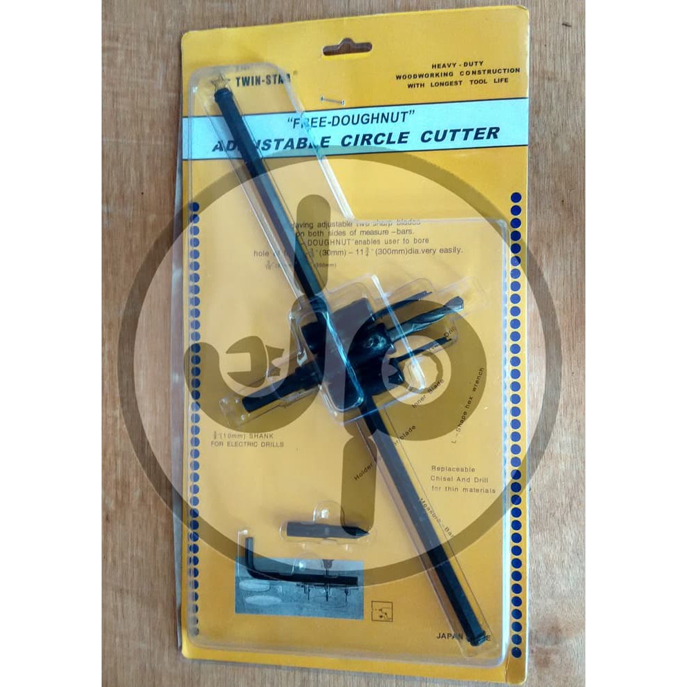 

Jual Adjustable Hole Cutter | Adjustable Circle Hole Saw Cutter 30 - 300 mm Murah