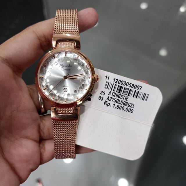TERMURAH Alexandre Christie Jam Tangan Wanita A2756LD