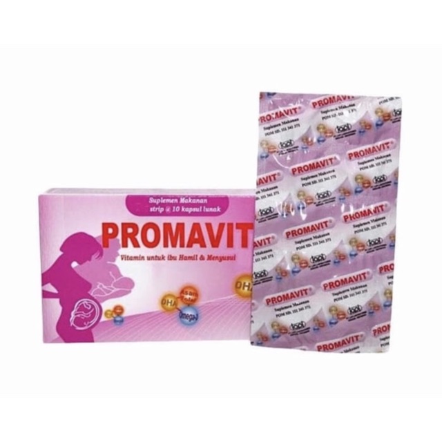 Promavit strip isi 10 tablet ( supplement lengkap ibu hamil )