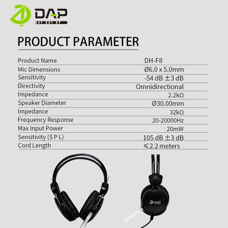 Headset Gaming DAP DH-F8 Deep Bass