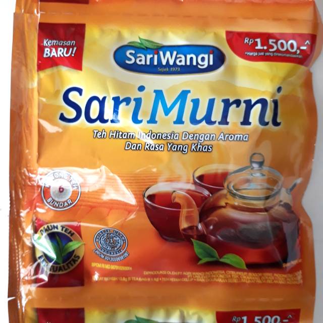 

Sari Wangi Sari Murni (1 Renteng Isi 12 Sachet)