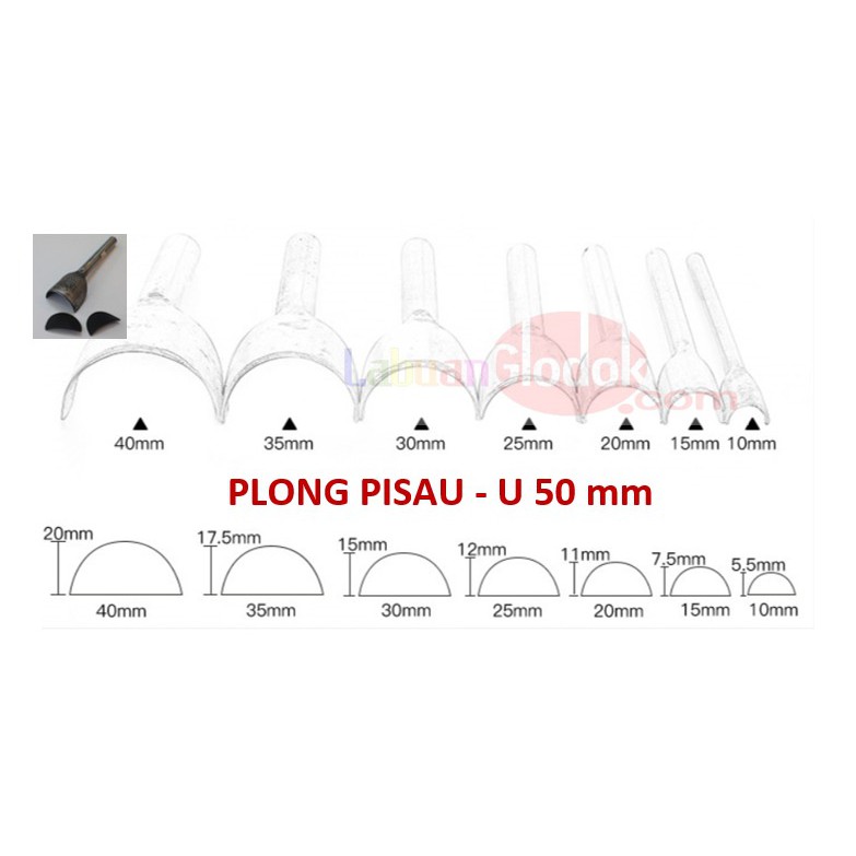 

Plong pisau 50mm/Plong Motif U/pembolong/Plong 50mm