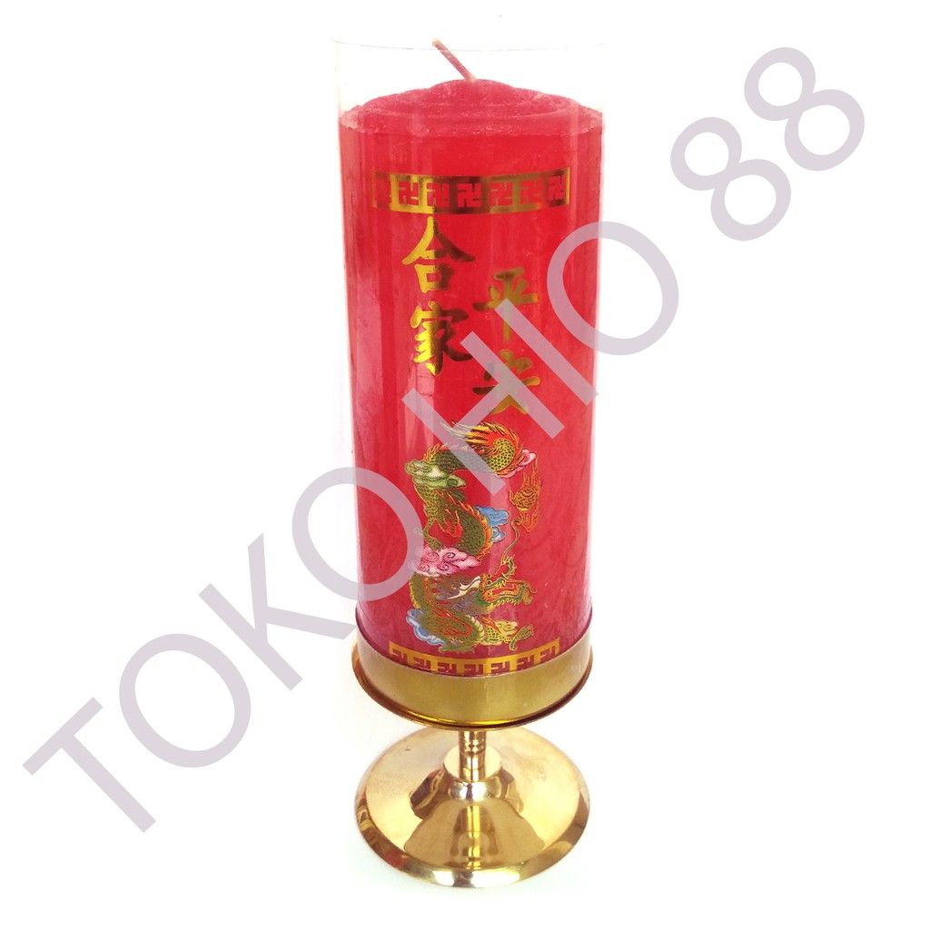 Tempat Lilin Tancapan Kaki Candle Holder Bahan Kuningan Asli TL06A harga Sepasang Kualitas Bagus