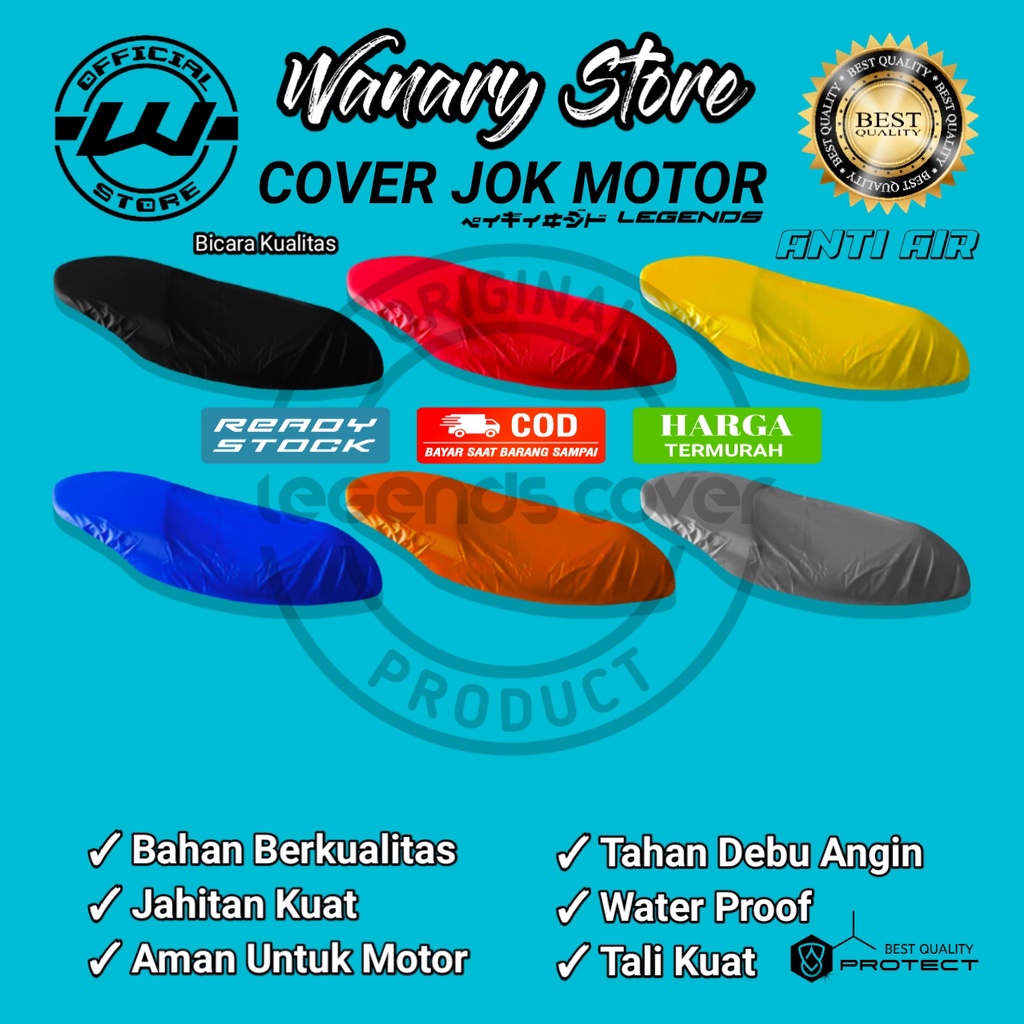 Cover Jok SATRIA FU 150 Waterproof / Sarung Mantel Jok Variasi  Motor FU. New / Terbaru / Terlaris.