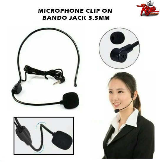 Clip On Bando Mic Headset Mocrophone Bando V2