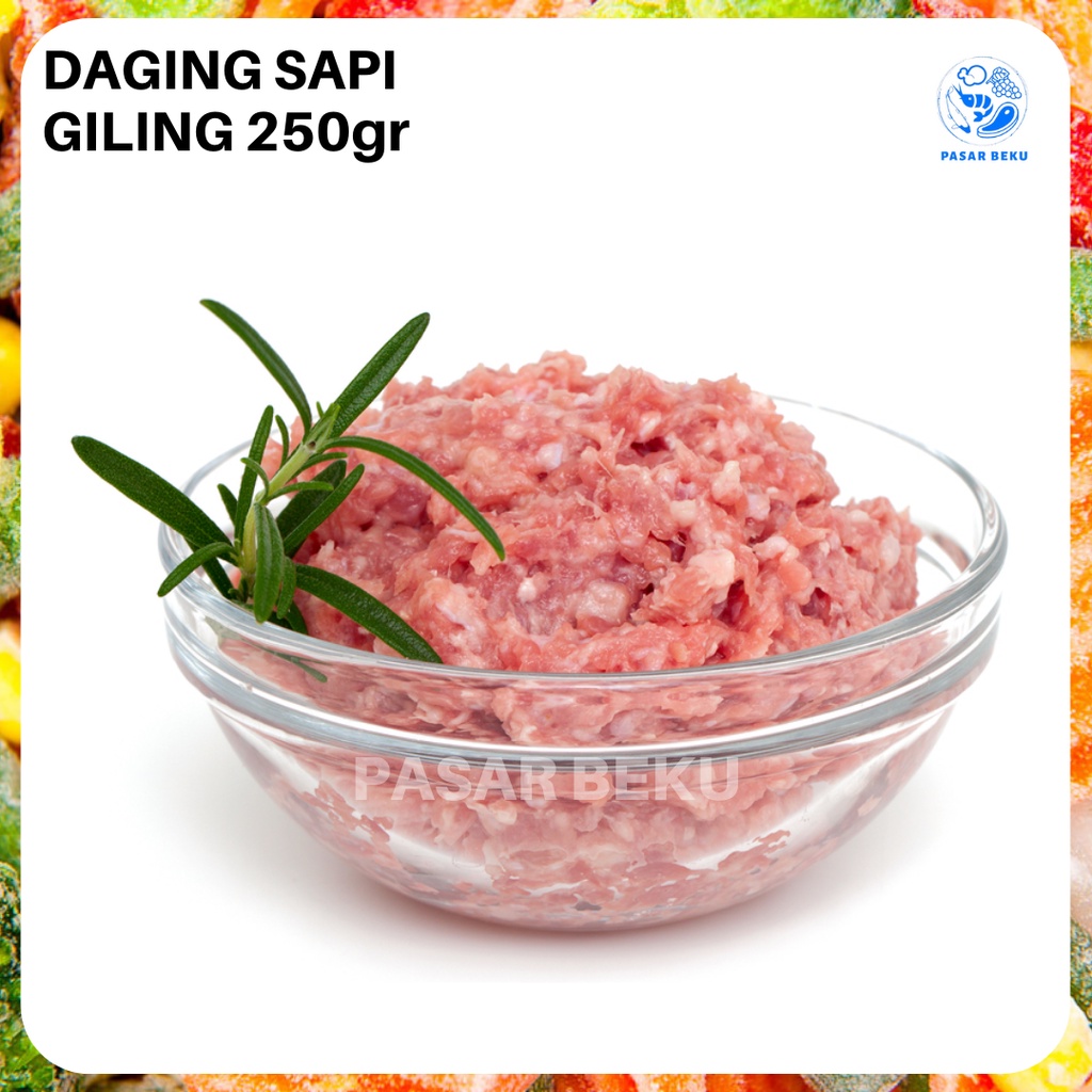 

Daging Sapi Giling Frozen 250gr Minced Beef Daging Lokal Tanpa Lemak