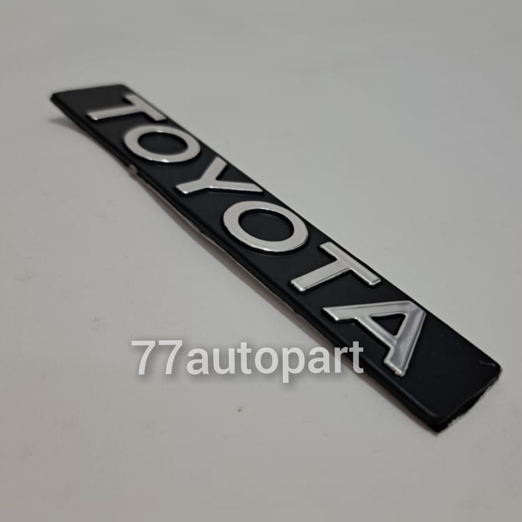 emblem logo mobil tulisan toyota untuk corolla se gl twincam