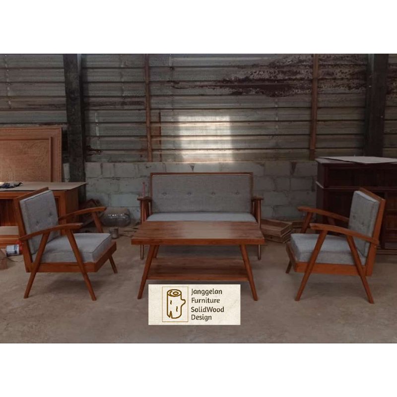 KURSI TAMU SET JENGKI JATI