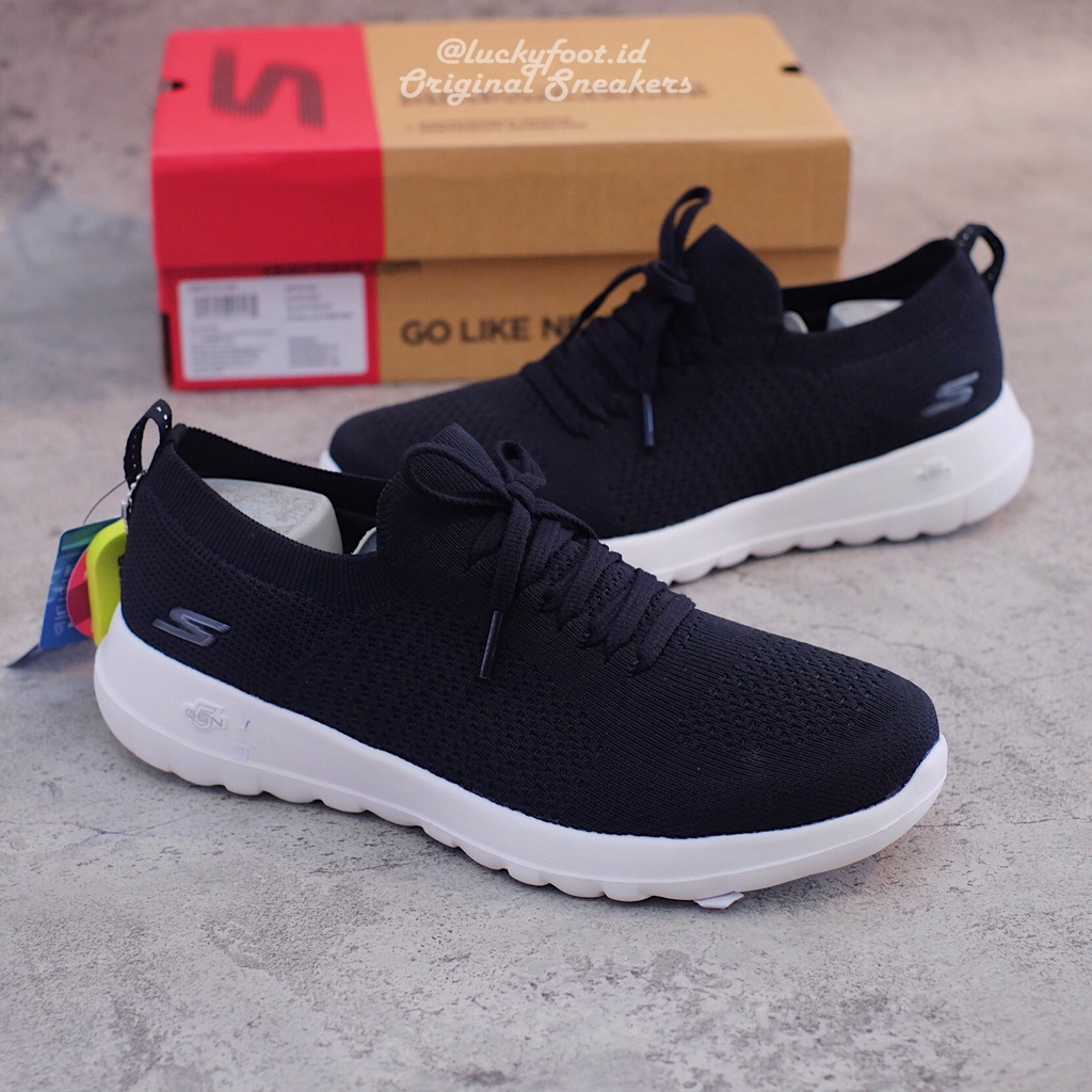 Skechers Go Walk Joy-Fresh View Black White 124192/BKW BNIB