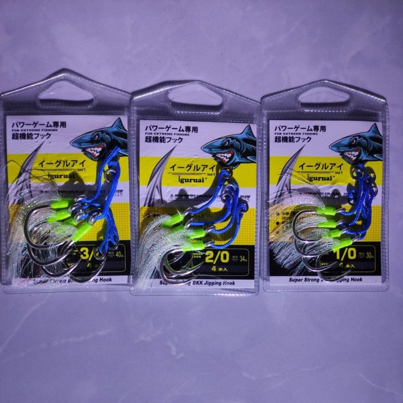 Assist Single Hook Igurai no 1/0-3/0