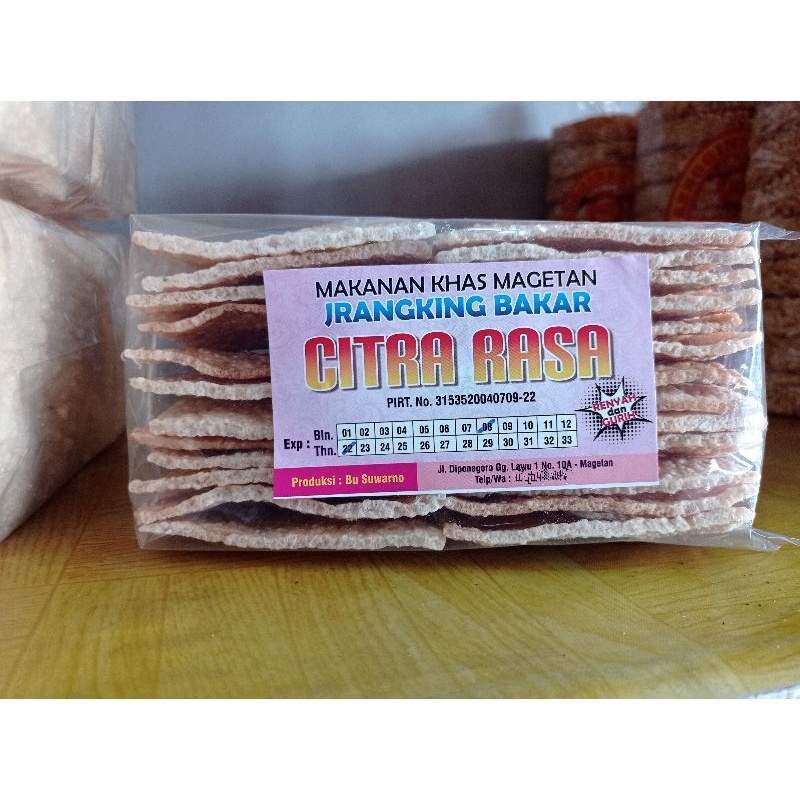 krupuk jrangking bakar citra rasa