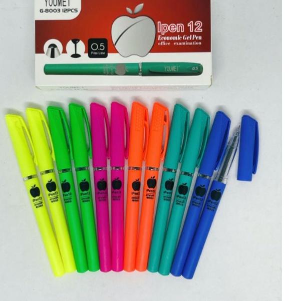 

✪BIG ⚡ALE✪ 1lsn pen gel apel pen murah pen ipen 12 produck terlaris