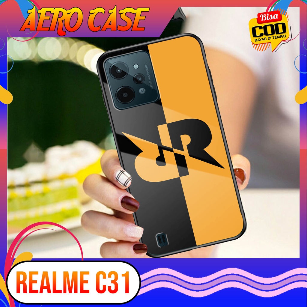 Case Realme C31 - Casing Realme C31 Terbaru 2021 AERO CASE [ MOTIF RRQ ] Silikon Realme C31 -  Case 