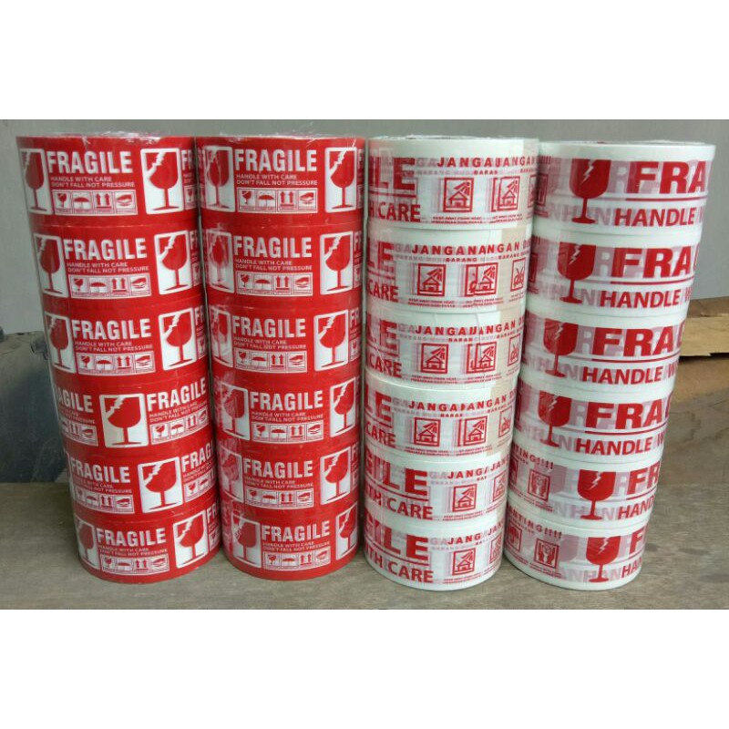 

Plakban Lakban isolasi FRAGILE 48 mm 90 yard