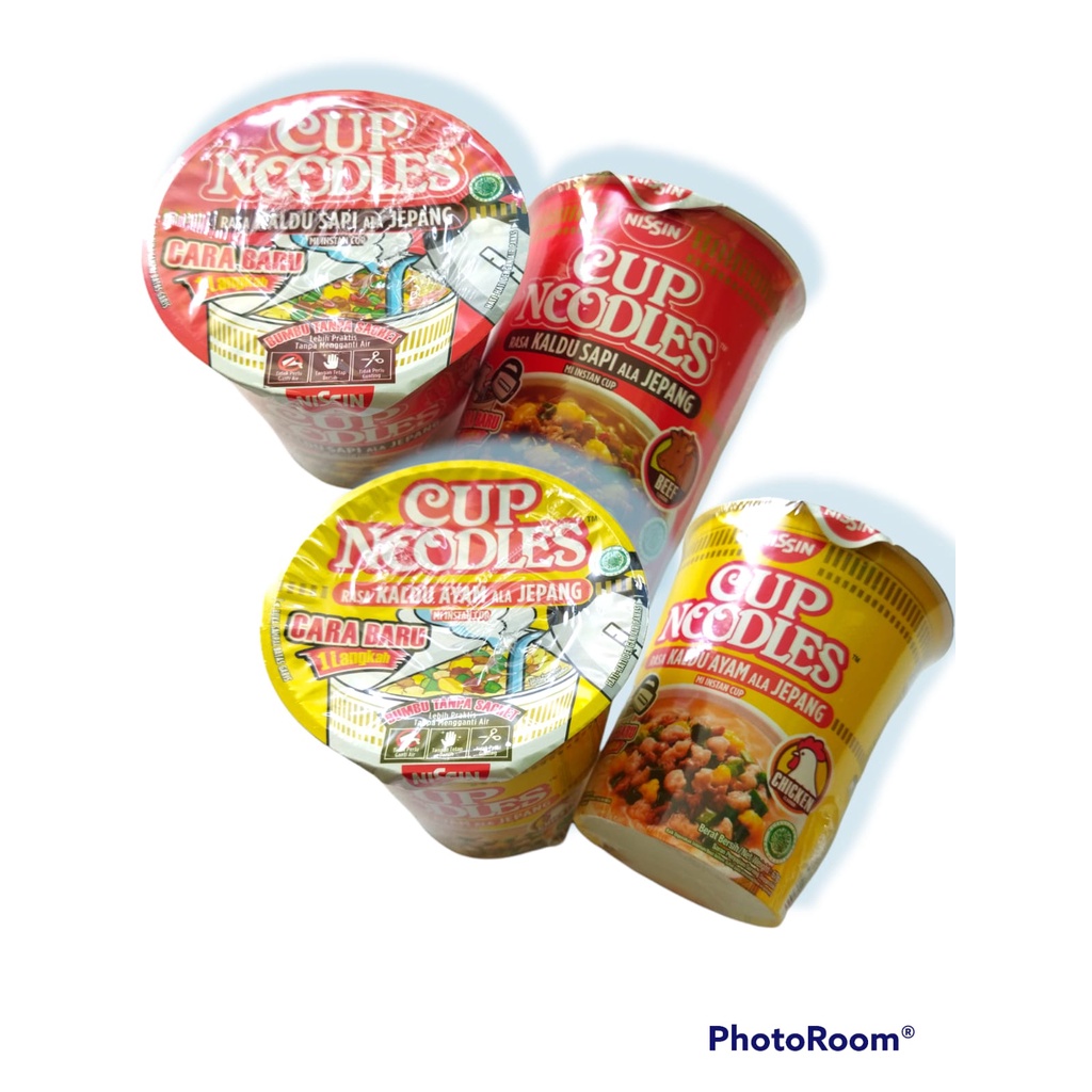 Nissin Cup Noodles/Mie Instan Cup ala Jepang