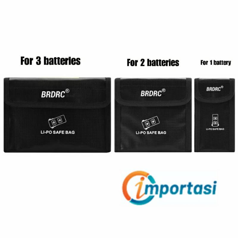 LiPo Battery Safe Bag for DJI MAVIC 3 Storage Protective Box Tas Batere Anti Ledakan Waterproof