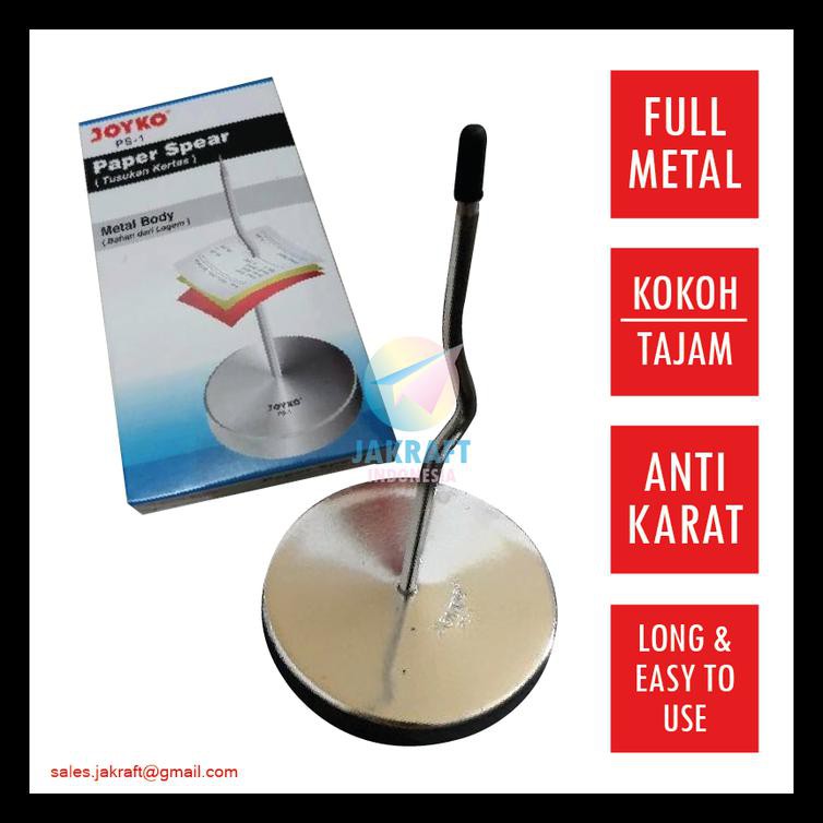 

Paku Tusukan Kertas Nota Bon Besi Stainless Joyko Paper Spear Ps-1 Special