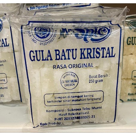 

Mr Spicy Gula Batu Kotak 250g