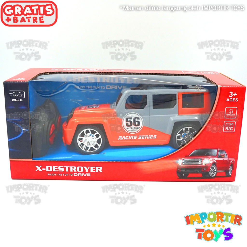 Mainan mobil-mobilan R/C OFF-ROAD SUPER + (BATRE BISA DI CHARGE) IMPORT QUALITY
