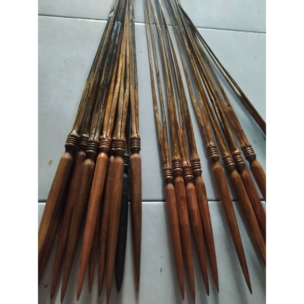 GAPIT+TUDING  wayang kayu bubut sambung bambu harga per@