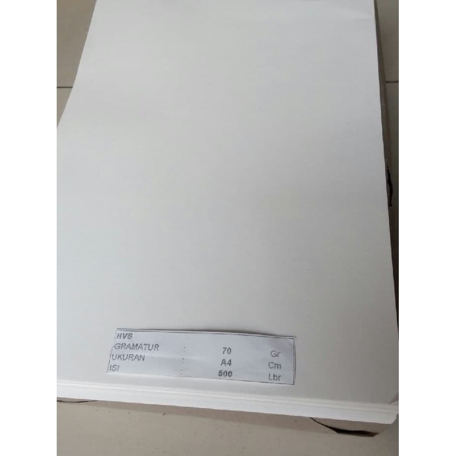 

Tersedia Kertas HVS 70 gsm gram foto copy print polos A4 1 rim Berkualitas