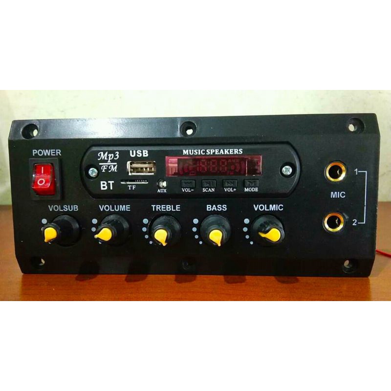 Kit Speaker Aktif MP3 Bluetooth