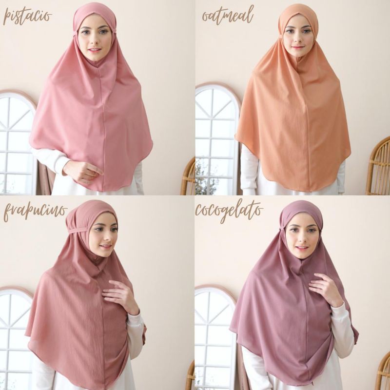 Khimar Jumbo Bergo Maryam Instan Jumbo