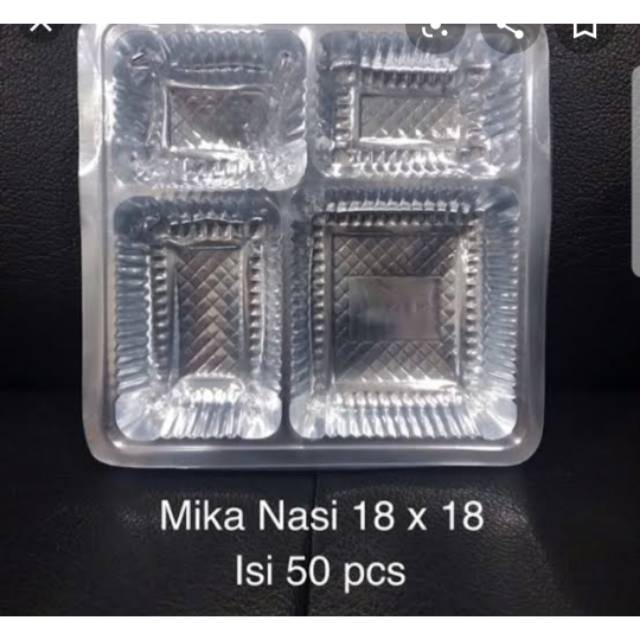 

Mika 18x18 / mika nasi / mika dus / alas plastik / alas / mikai