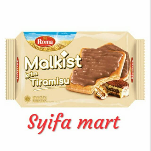 

Roma crackers malkist tiramisu 120g