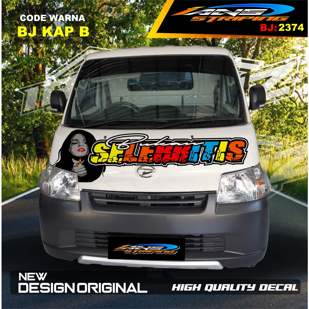 STIKER VARIASI KABIN DEPAN MOBIL GRANMAX PICK UP / VARIASI STIKER KABIN DEPAN PICK UP / DECAL STIKER KABIN CARRY PICK UP L300 DLL