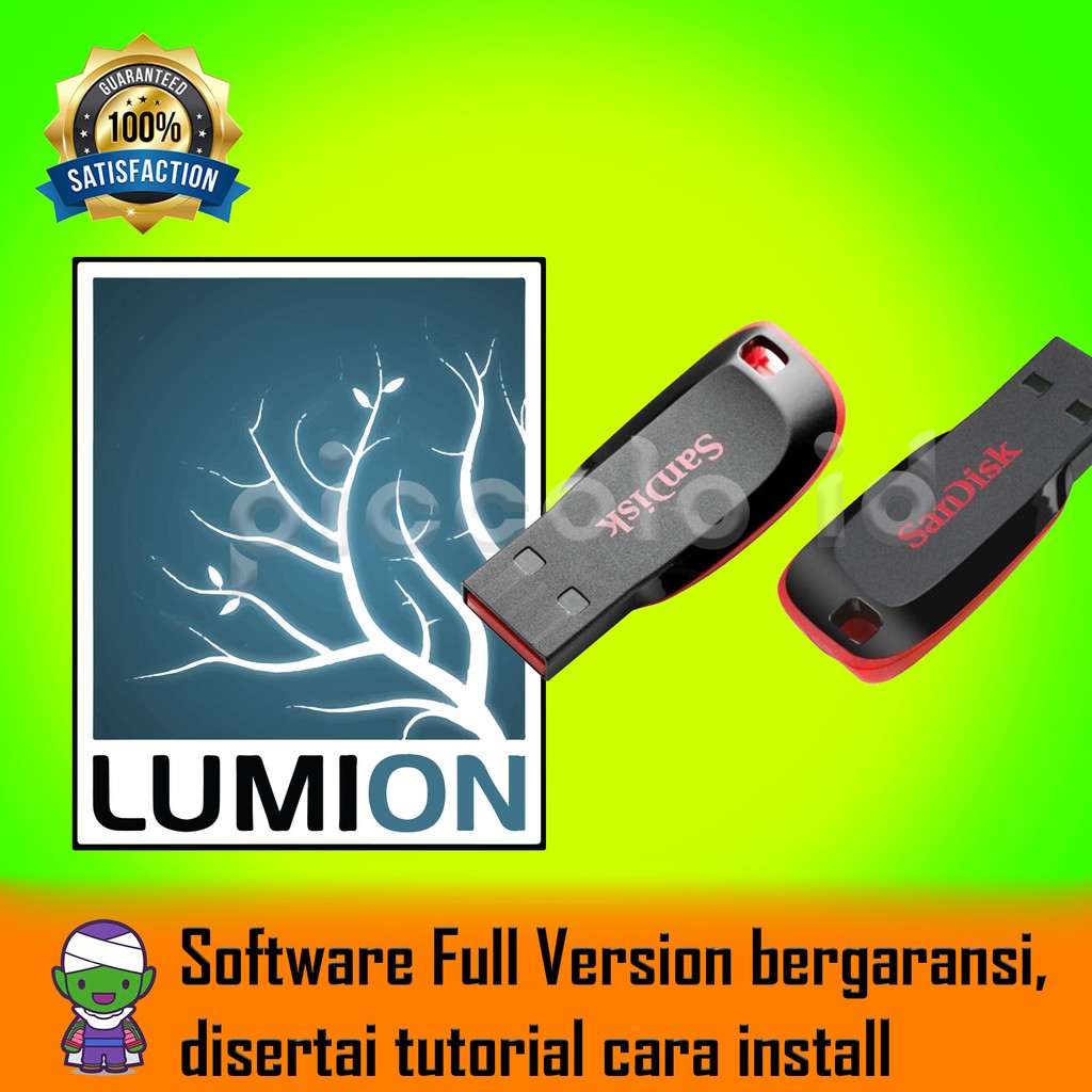 Lumion 8.5 Pro - Lumion 8 Pro - FULL VERSION dalam Flashdisk 16GB