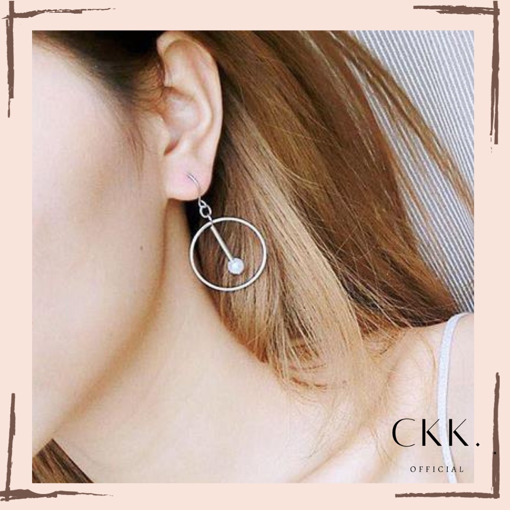 ➰CKK➰ Anting Bulat FA118 Geometris Untuk Wanita Fashion Import