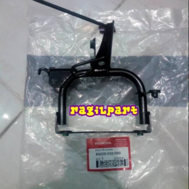 Dudukan lampu depan besi dudukan cover lampu depan new scoopy 2017 K93 velg ring 12 original AHM