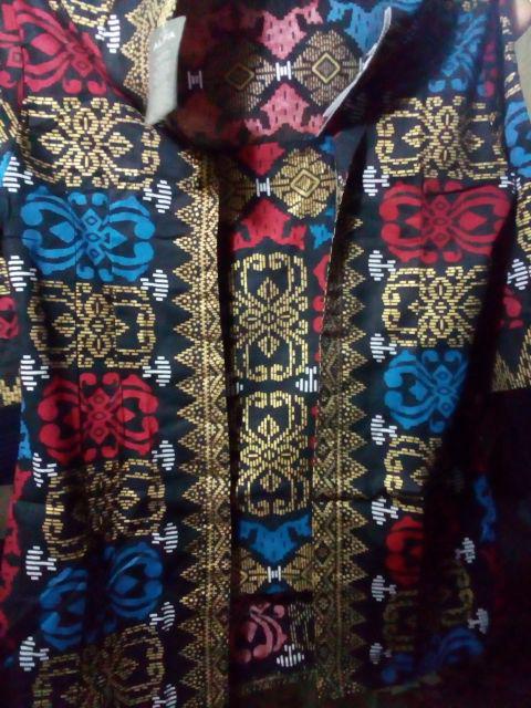 Batik Couple Original Pekalongan Sarimbit Batik Motif Songket Biru