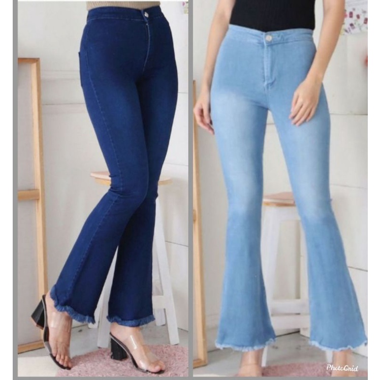 Highwish cutbray jeans / Hw rawis