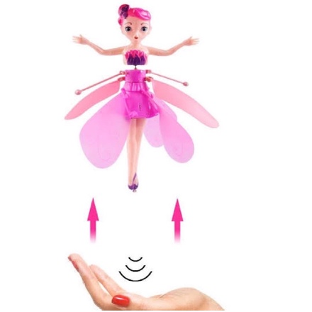 [ ABJ ] Barbie Flying Sensor Tangan Mainan Barbie Terbang