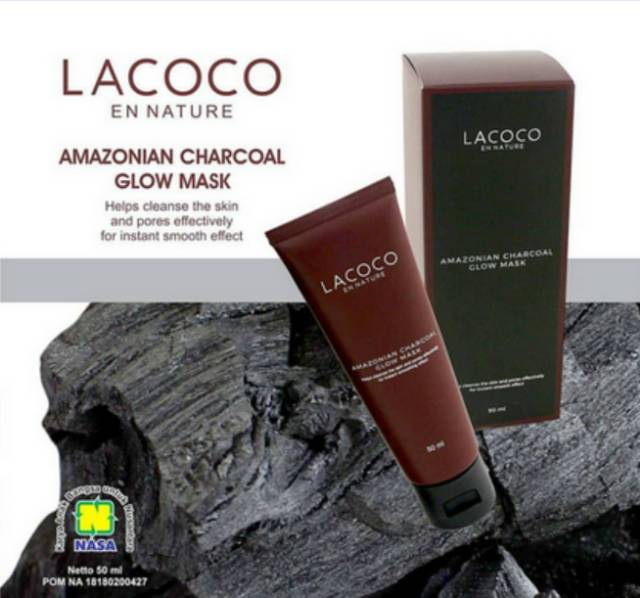 Masker Wajah Lacoco Amazonian Charcoal