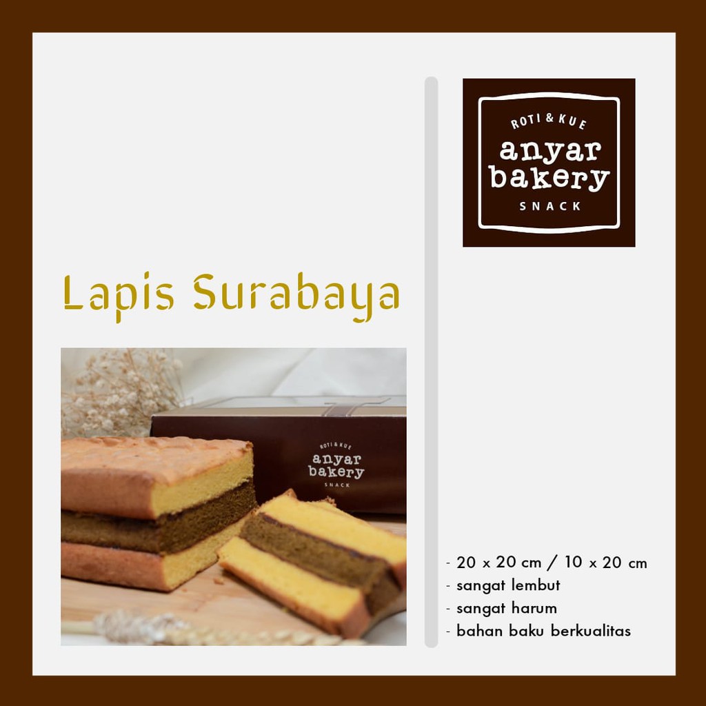 

[OFFICIAL STORE] Spikoe Lapis Surabaya / Kue Lapis Surabaya by Anyar Bakery