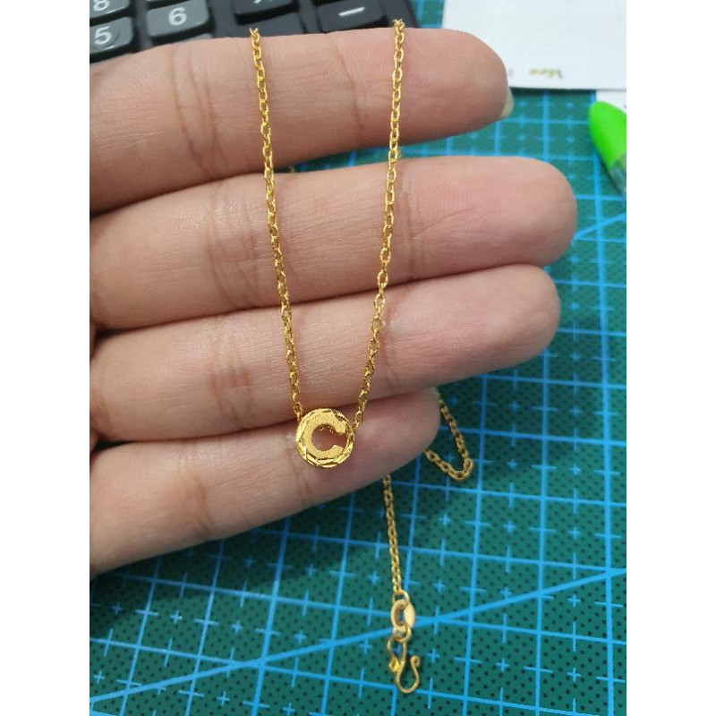 kalung nagita huruf c kalung huruf kadar 875